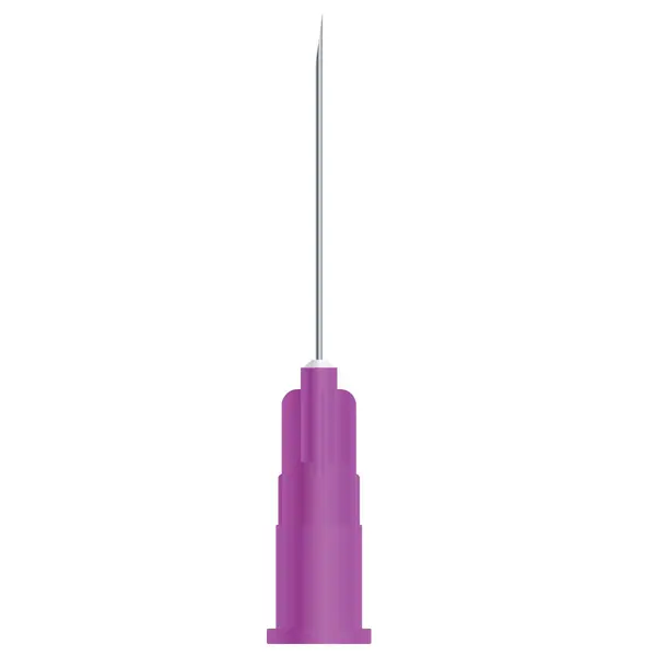 Ace pentru seringi, subtiri, 24G, mici, medicale, sterile, pentru injectii intravenoase, hipodermice si perfuzii, mov, 0.55x25mm, 100 buc, PRIMA