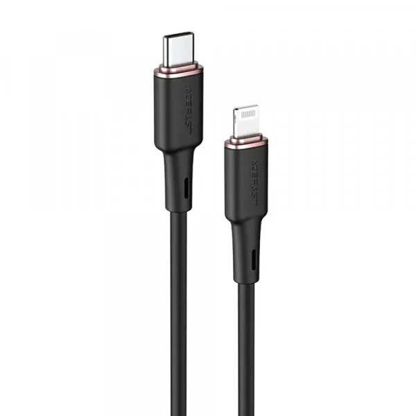 AceFast Cablu Date si Incarcare USB-C - Lightning Acefast C2-01, 30W, 1.2m, Negru