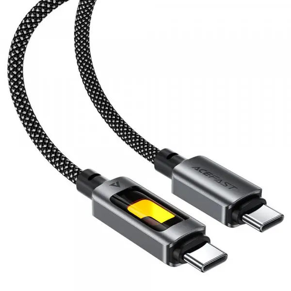 AceFast Cablu Date si Incarcare USB-C - USB-C Acefast C21-03, 60W, 1.2m, Negru