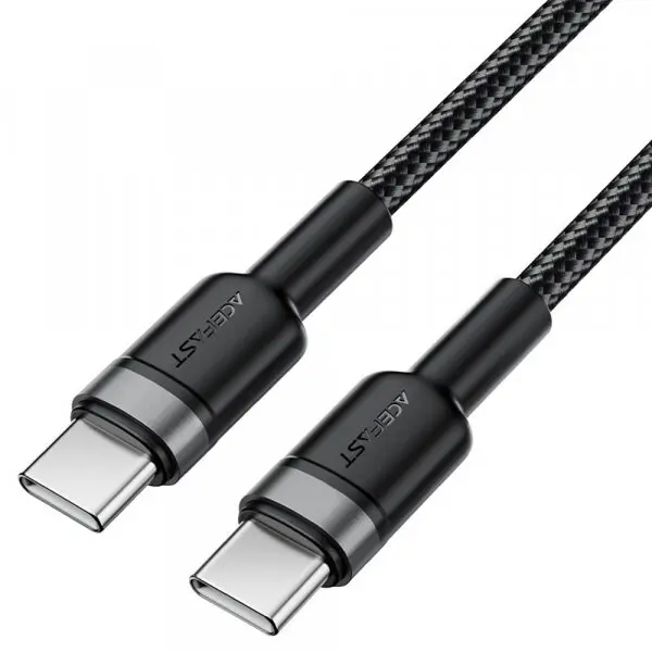 AceFast Cablu Date si Incarcare USB-C - USB-C Acefast C22-03, 60W, 1.2m, Negru