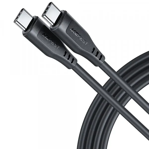 AceFast Cablu Date si Incarcare USB-C - USB-C Acefast C3-03, 60W, 1.2m, Negru