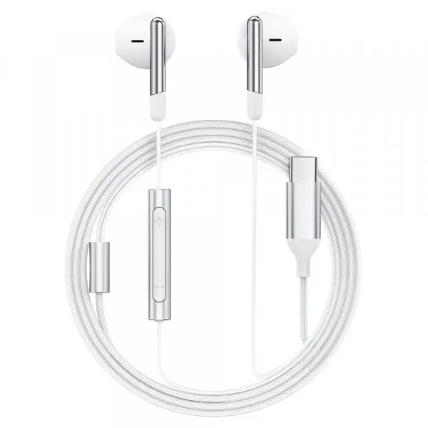 AceFast Casti Stereo Acefast L3, USB-C, 1.2m, Alb