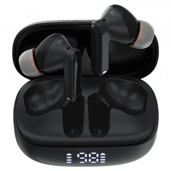 AceFast Casti Wireless, Type-C, Bluetooth 5.4, IPX4, Call Noice Reduction - Acefast (W1), Negru