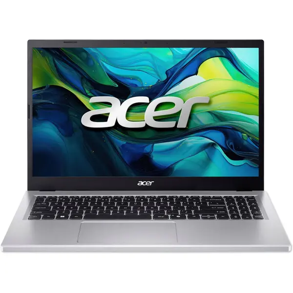 Acer Laptop Acer Aspire Go 15 AG15-71P, Intel® Core™ i5-1334U, 15.6 FHD, 16GB, 1TB SSD, Intel Iris Xe Graphics, Argintiu