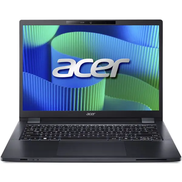 Acer Laptop Acer TravelMate, Intel Core i5-120U, 16 inch, RAM 16 GB, SSD 256 GB, Intel Iris Xe, Windows 11 Pro, Albastru