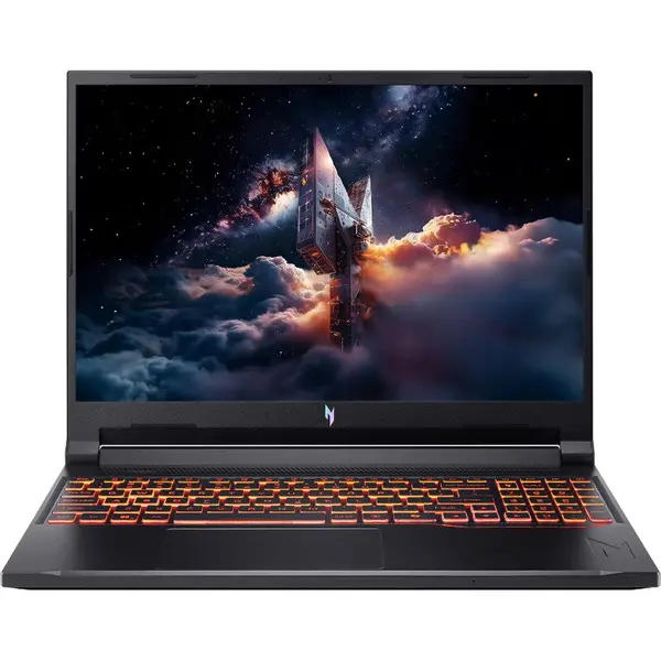 Acer Laptop Gaming Acer Nitro V 16 AI ANV16-42-R71N, Procesor AMD Ryzen™ 7 260, Display 16 WUXGA (1920 x 1200), IPS, 180Hz, Memorie RAM 16GB DDR5, Capacitate 512GB SSD, Placa video dedicata NVIDIA® GeForce RTX™ 5060 8GB GDDR7, No OS, Shale Black (INT Key