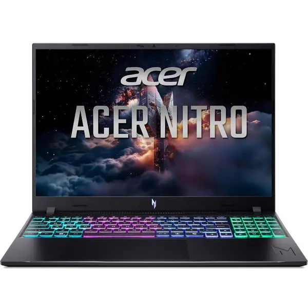 Acer Laptop Gaming Acer Nitro V 16 ANV16-I31, Procesor Intel® Core™ 5 210H, Display 16 WUXGA IPS 165H, RAM 16GB DDR5, 512GB SSD, Placa video NVIDIA GeForce RTX 5060 8GB, NO OS, Negru