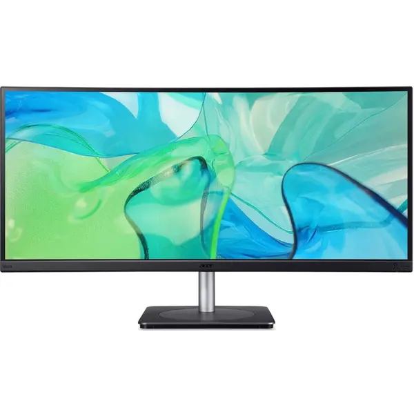 Acer Monitor IPS LED Acer 34 CB343CURb, UWQHD (3440 x 1440), HDMI, DisplayPort, Ecran curbat, Boxe, Negru