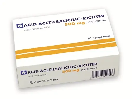 ACID ACETILSALICILIC - RICHTER 500 MG X 30