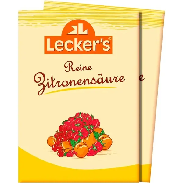 Acid Citric Pur, 2x10 g Lecker’s