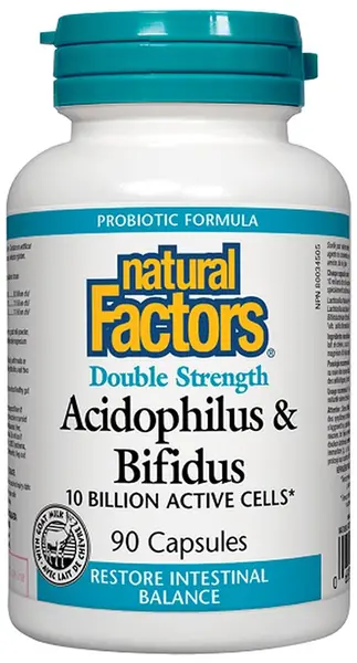 Acidophilus & Bifidus, 90 capsule, Natural Factors