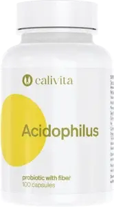 Acidophilus CaliVita (100 capsule) Produs probiotic cu fibre