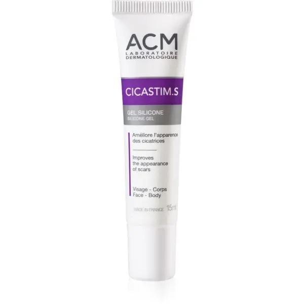 ACM Cicastim S Silicone Gel tratament regenerator pentru tratarea cicatricilor 15 ml