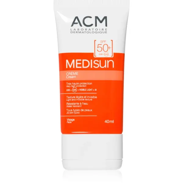 ACM Medisun protectie solara rezistenta la apa pentru fata SPF 50+ 40 ml