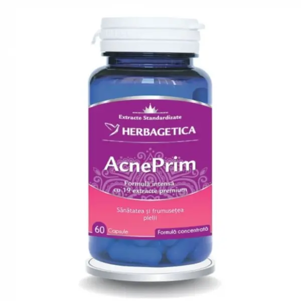 AcnePrim, 60 capsule, Herbagetica