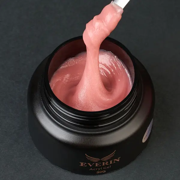Acryl Gel Everin 30gr Cashmere TPO Free - Polygel Roz Pudrat