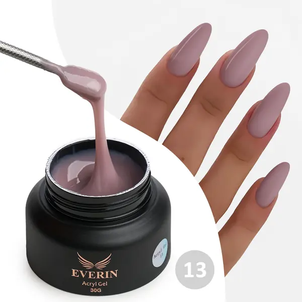 Acryl Gel Everin 30gr – Shimmer 13 | Polygel Profesional TPO Free