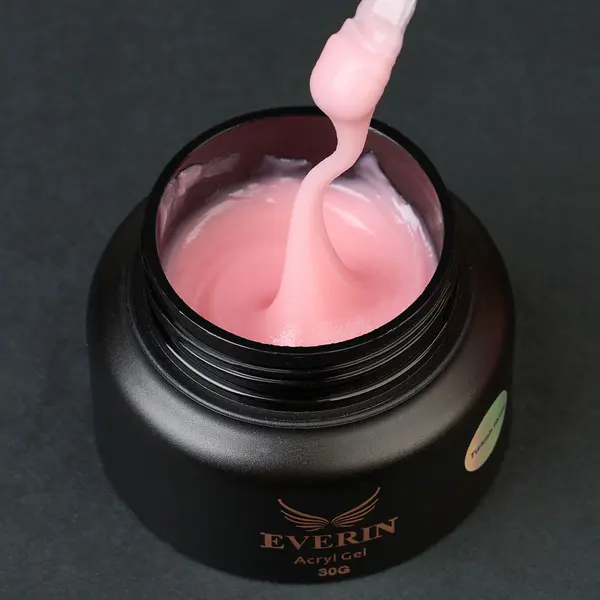 Acryl Gel Everin 30gr – Turkish Rose | Polygel Profesional pentru Unghii