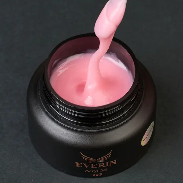 Acryl Gel Everin 30gr Warm Rose TPO Free - Polygel Roz Cald Natural