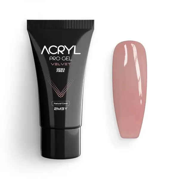 Acryl Pro Gel 2M Velvet Hema Free - Natural Cover 15gr