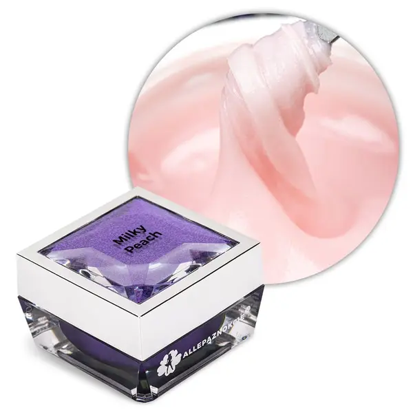 Acrylgel Allepaznokcie Milky Peach 30gr Hema Free - AA-MW30