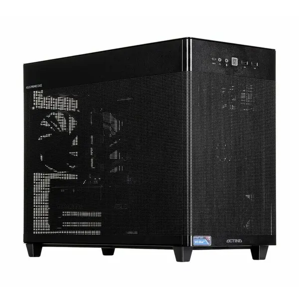 Actina Desktop PC Actina KOMACNGIP0487, Procesor AMD Ryzen™ 5 7600X, 32 GB DDR5-SDRAM, 1 TB SSD, Placa video NVIDIA GeForce RTX 5060 Ti, Mini Tower, No OS, Negru