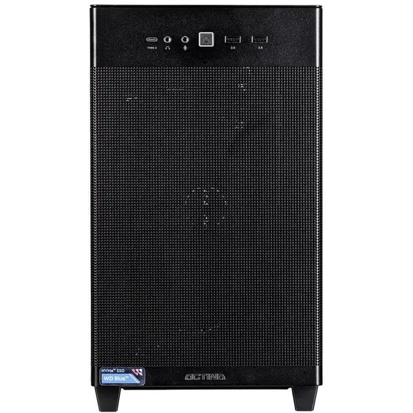 Actina Desktop PC Actina KOMACNGIP0532, Procesor AMD Ryzen™ 9 9900X, 32 GB DDR5-SDRAM, 1 TB SSD, Placa video NVIDIA GeForce RTX 5070 Ti, Windows 11 Home, Mini Tower, Black