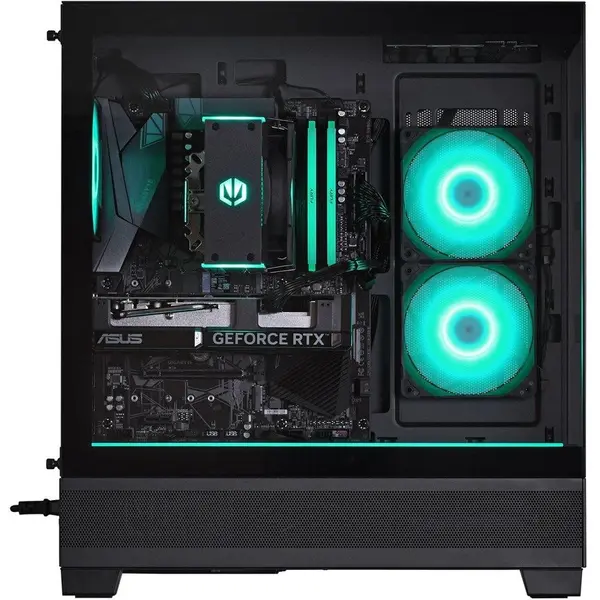 Actina Desktop PC Actina Midi Tower, AMD Ryzen 7 7700 8 C / 16 T, 3.8 GHz - 5.3 GHz, 32 GB RAM, 1 TB SSD, NVIDIA GeForce RTX 5060 8 GB, Fara sistem de operare