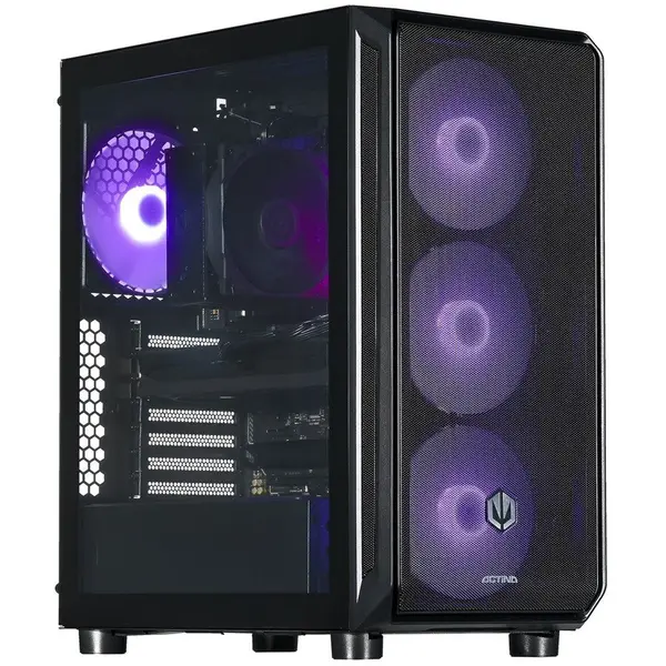 Actina Desktop PC Actina Midi Tower, AMD Ryzen™ 7 8700F, 32 GB RAM, 1 TB SSD, NVIDIA GeForce RTX 5060 8 GB, Fara sistem de operare