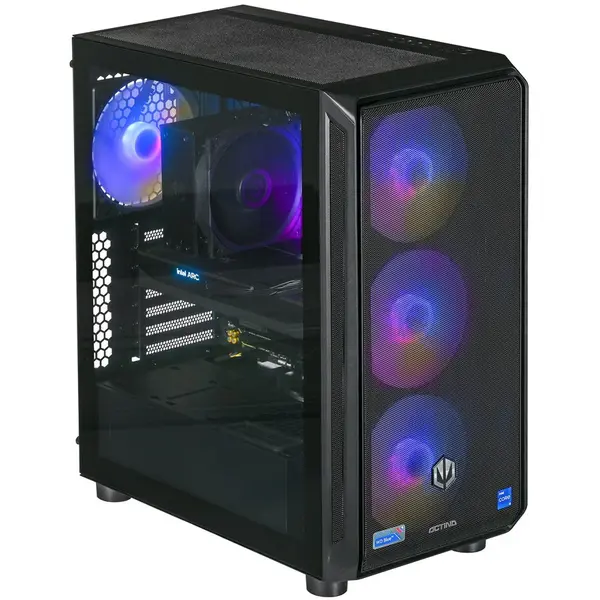 Actina Sistem Desktop PC Actina KOMACNGIP0177, Intel Core i5 i5-14400F, 32 GB DDR5-SDRAM, 1 TB SSD, Intel Arc B580, Windows 11 Home, Midi Tower, Negru