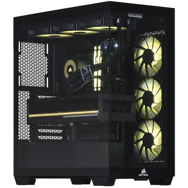 Actina Sistem PC Actina KOMACNGIP0208, AMD Ryzen™ 9 7900X, 32 GB DDR5-SDRAM, 2 TB SSD, NVIDIA GeForce RTX 5080, Midi Tower, Negru