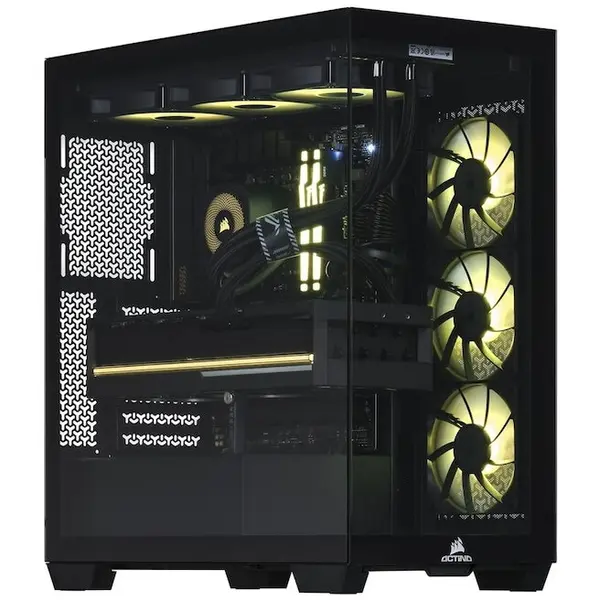 Actina Sistem PC Actina KOMACNGIP0218, Intel® Core™ i7 14700KF, 32 GB DDR5-SDRAM, 2 TB SSD, NVIDIA GeForce RTX 5080, Midi Tower, Negru