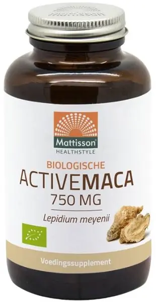 Active Maca, 750 mg, 90 capsule, Mattisson Healthstyle