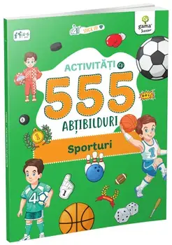 Activitati cu 555 abtibilduri. Sporturi/***