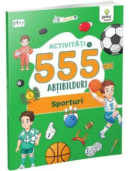 Activitati cu 555 abtibilduri. Sporturi/***