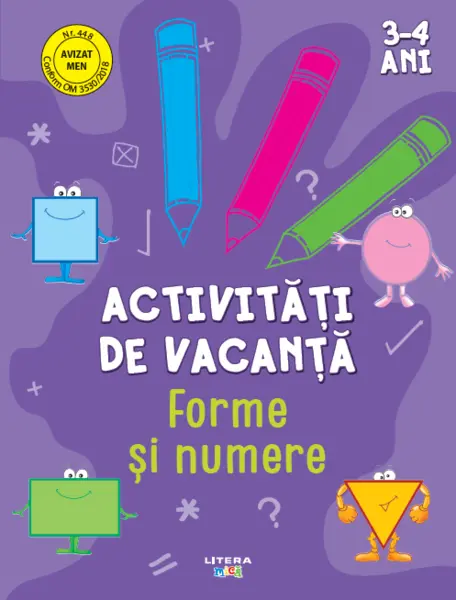 Activitati de vacanta. Forme si numere (3-4 ani)