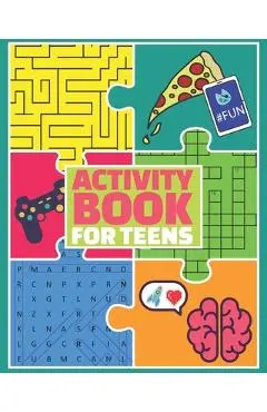 Activity Book for Teens: Puzzle Book and Brain Teasers for Teenagers - Global Peach