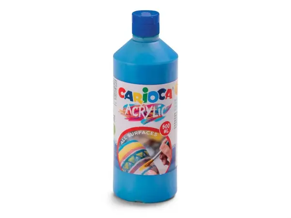 Acuarele acrilice tempera,albastru,500 ml