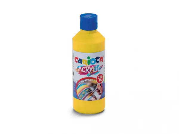 Acuarele acrilice tempera,galben,250 ml