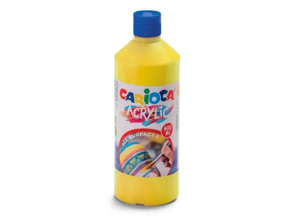 Acuarele acrilice tempera,galben,500 ml