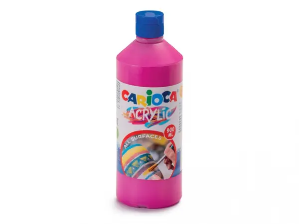 Acuarele acrilice tempera,roz,500 ml