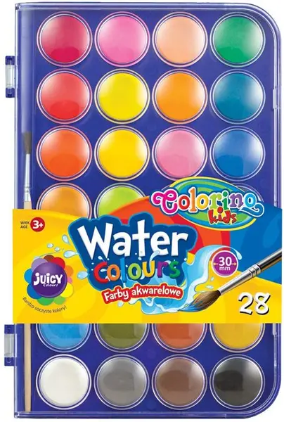 Acuarele Colorino Kids - Jumbo,28 culori