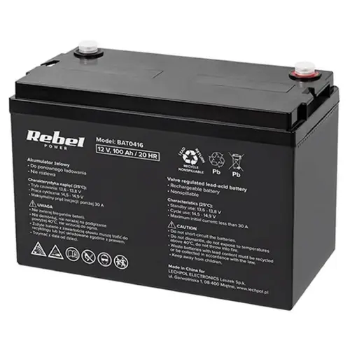 Acumulator Baterie cu Gel 12V 100AH REBEL POWER BAT0416