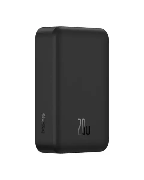 Acumulator extern Baseus EnerFill FM41 Mini Magnetic E0027U00, include cablu USB Type-C la USB Type-C 20V/3A 30cm, capacitate 20000mAh, 20W (Negru)