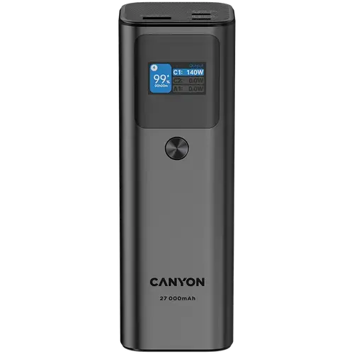 Acumulator extern CANYON CNE-CPB2010DG, 27000 mAh, 140 W PD, (Gri)