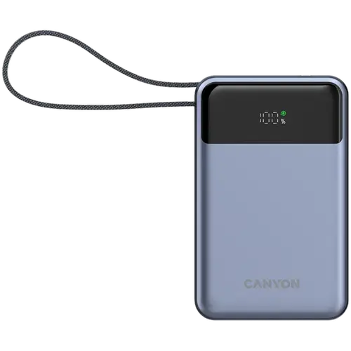Acumulator extern CANYON OnPower 600, 20000 mAh, 65 W (Gri)