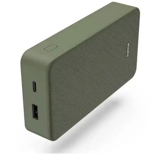 Acumulator extern Hama Colour 20, 20000 mAh, USB-C, USB-A (Verde)
