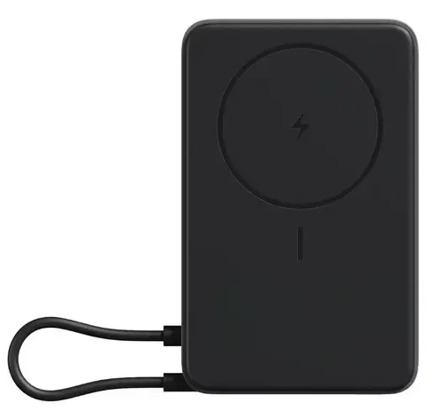Acumulator extern magnetic cu suport incorporat Xiaomi BHR08P9GL, 33 W (USB-C), 10000 mAh, Cablu USB-C integrat, Incarcare Wireless 15 W, Control inteligent al temperaturii (Gri)