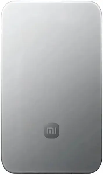 Acumulator extern Xiaomi UltraThin Magnetic Power Bank BHR08Z2GL, 5000mAh, 15 W, Wireless, USB Type-C (Argintiu)