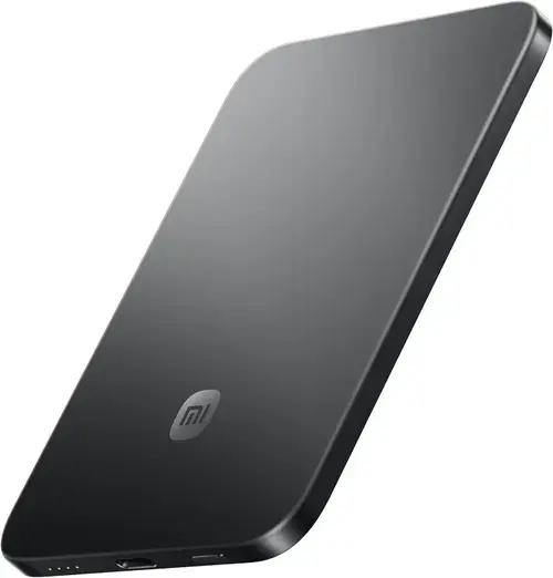Acumulator extern Xiaomi UltraThin Magnetic Power Bank BHR0913GL, 5000mAh, 15 W, Wireless, USB Type-C (Negru)